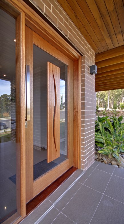 Mayfield Display Home at Cameron Park - 1200mm wide front door.